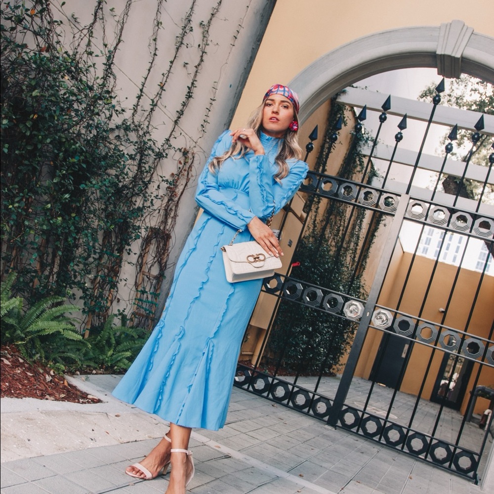 beloved long sleeve midi dress